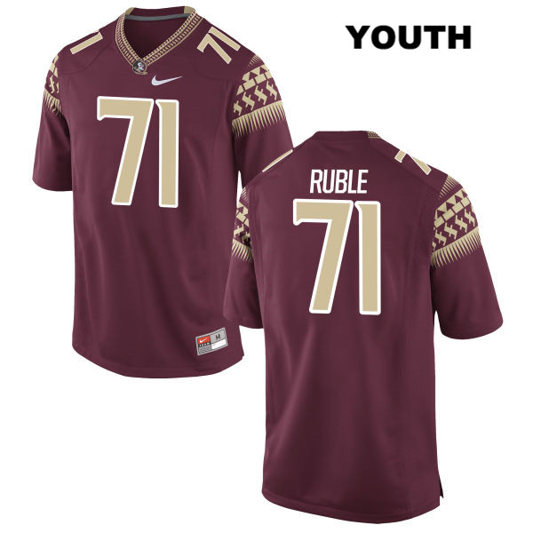 Youth NCAA Nike Florida State Seminoles #71 Brock Ruble College Red Stitched Authentic Football Jersey PYJ3069FE